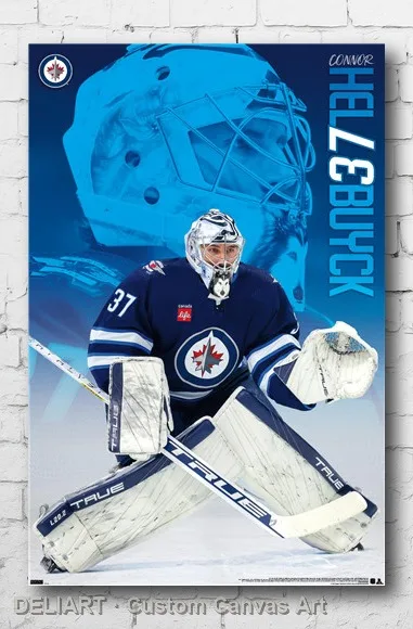 

WINNIPEG JETS - CONNOR HELLEBUYCK Canvas Poster Custom Size Available Room Decoration Home Decor Wall Art