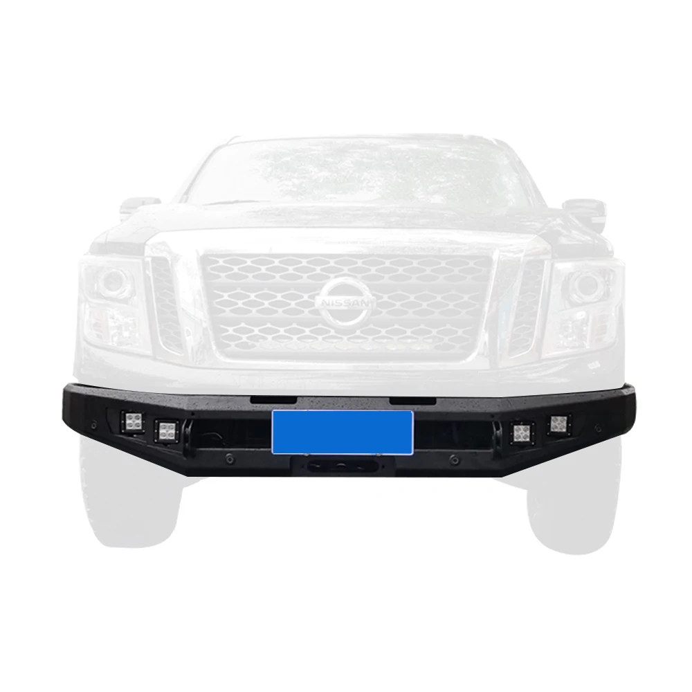

For Nissan Titan Front And Rear Bumpers With Integrated Fog Light Holes