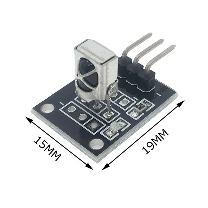 1~100Pcs HX1838 Infrared Remote Receiver Module Single Chip Microcomputer Electronic Building Block KY-022 Sensor Module