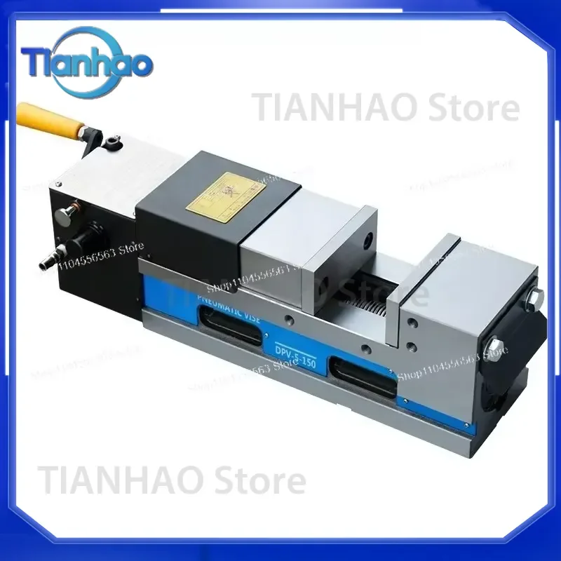 Heavy Duty Hydraulic Flat Vise 90 Degree Double Opening 5 Inch 6 Inch for CNC Milling Machine Lathe Workholding Tool for DPV