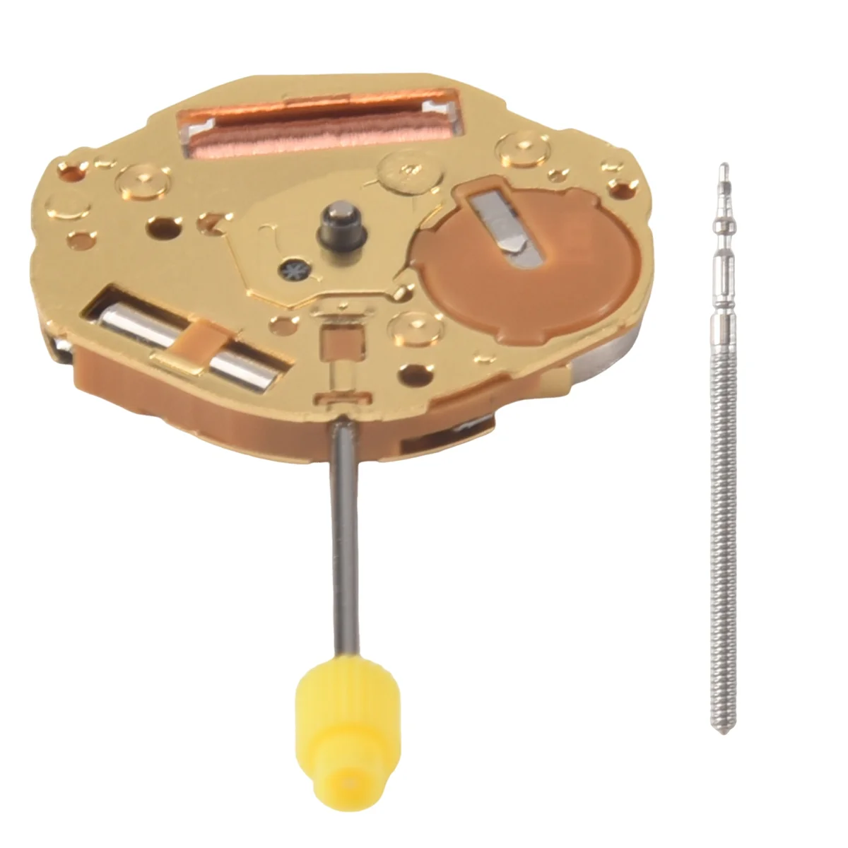 ABQR Quartz Watch Movement with Adjust Stem But Without Battery for 2 Pins for Japan Miyota GL20