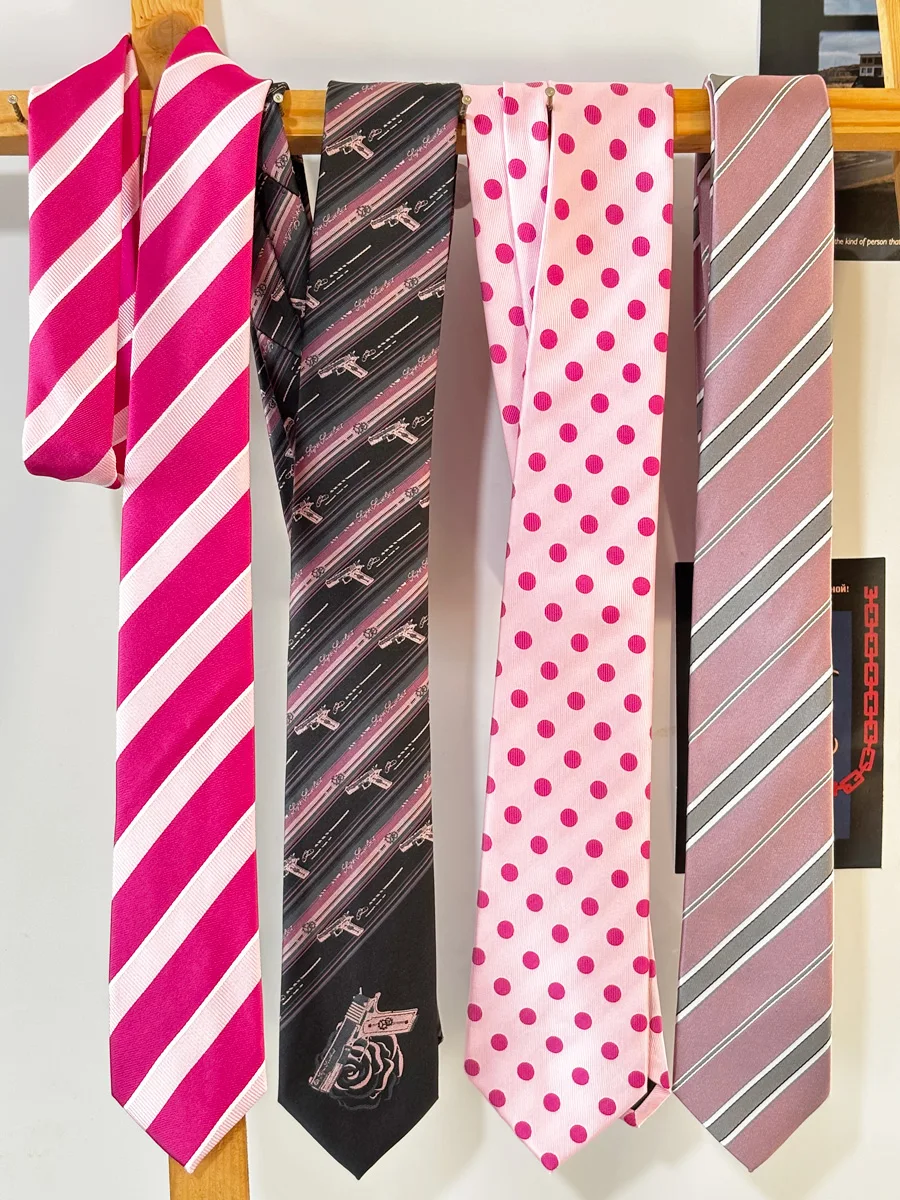 gravata-listrada-rosa-feita-a-mao-casual-estilo-japones-jk-xadrez-doce-moderna-pequena-longa-para-diversas-ocasioes