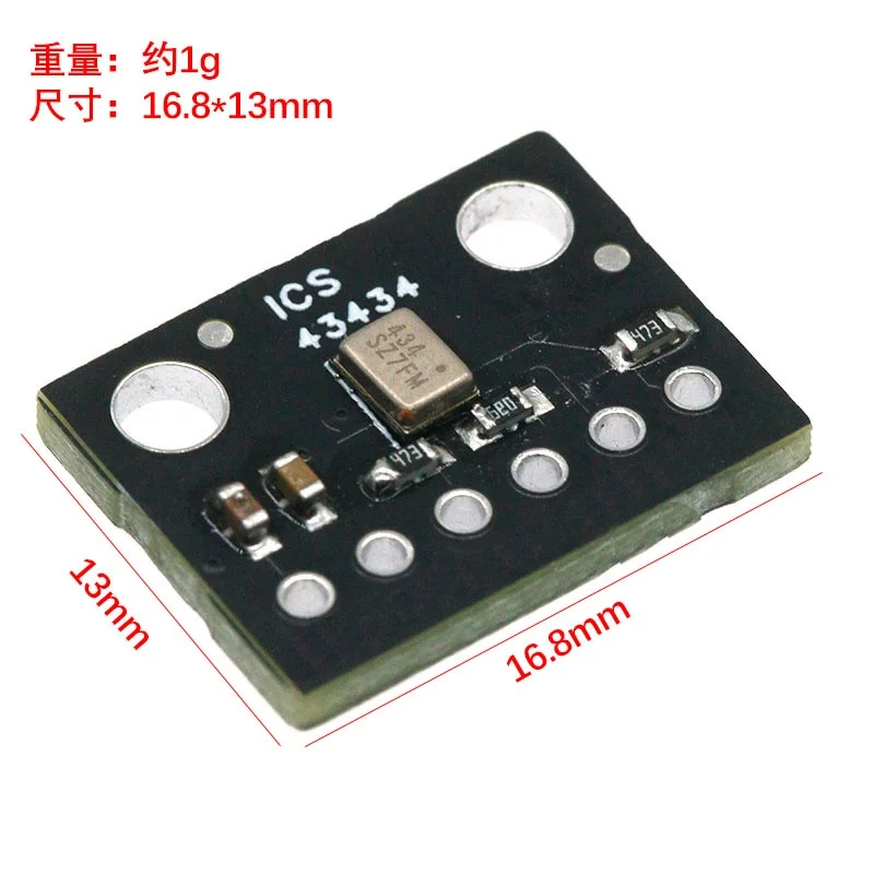 ICS-43434 I2S 3.3V MEMS microphone Module Breakout Low cost Low Pass Filter Mini-module image 2