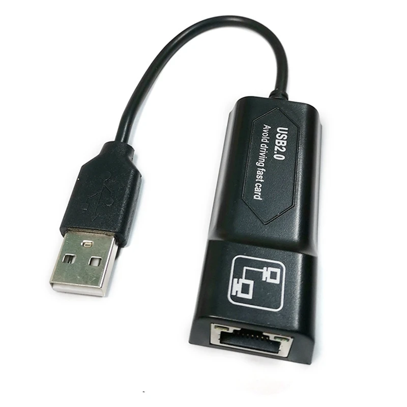 Adattatore USB Ethernet da USB 2.0 a RJ45 10/100 Mbps scheda di rete LAN adattatore di rete USB scheda Lan RJ45 per PC Laptop