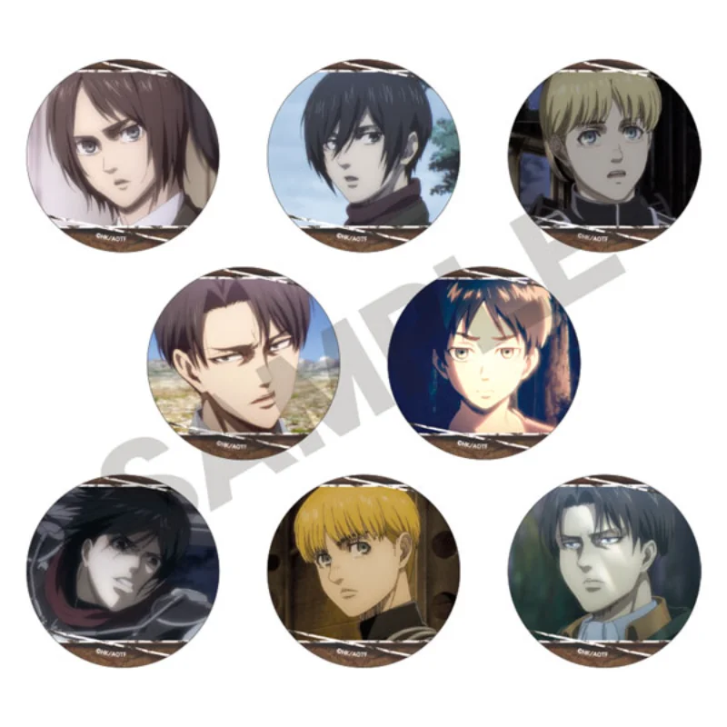 Japan Crux Goods Attack On Titan Tv Screenshot Badges Peripheral Allen Lee Will