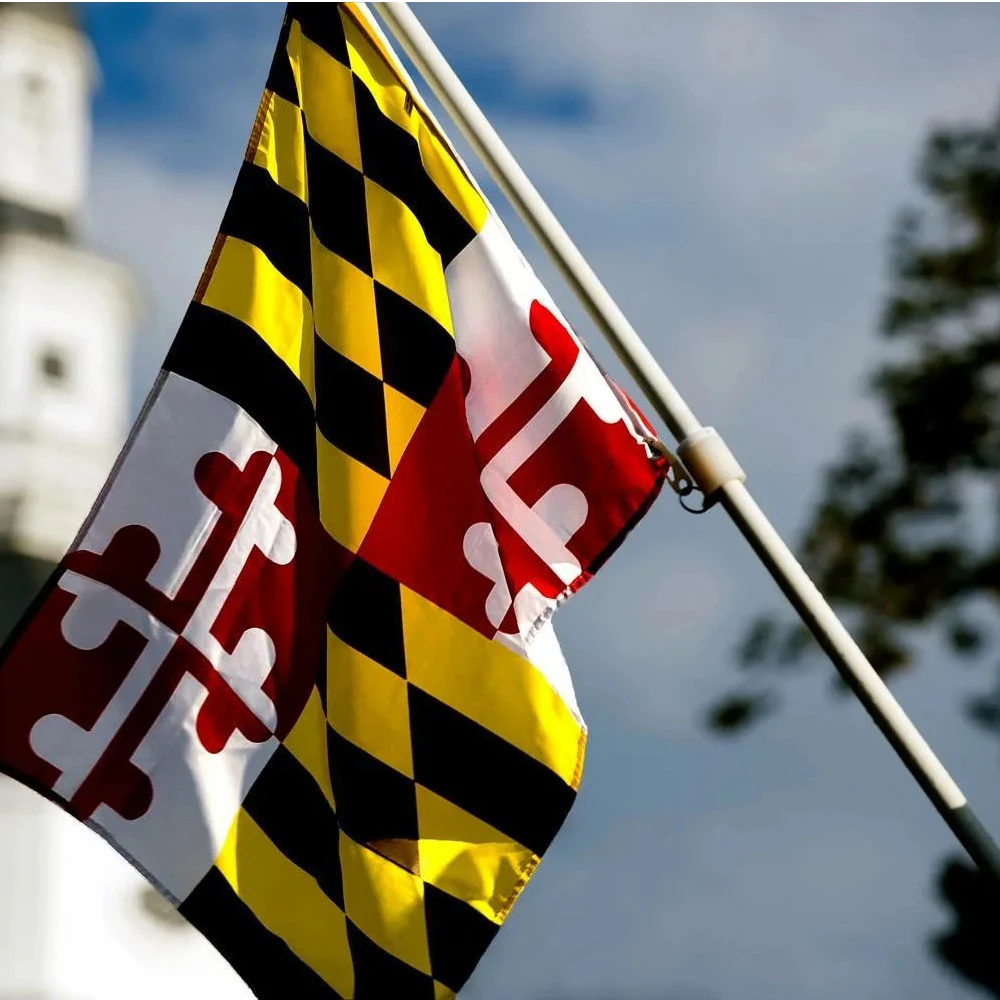 90x150 CM Us Usa State Maryland Flag For Decoration