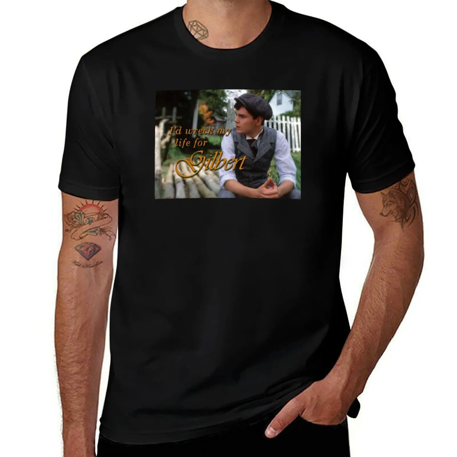I'd Wreck My Life for Gilbert T-Shirt Casual Fashion Print Tee Top