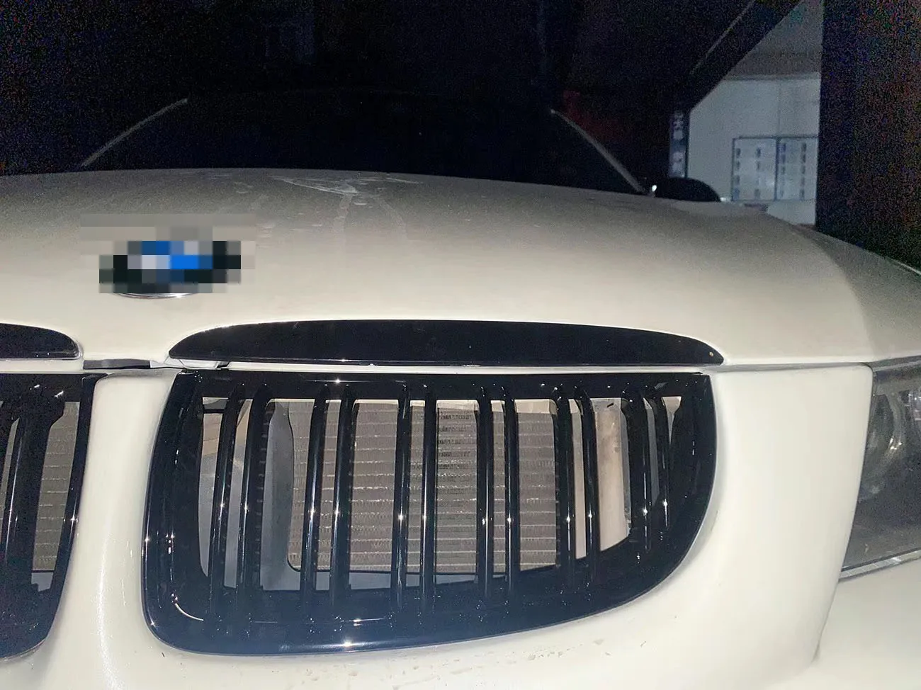 E90 Grill Front Kidney Grille For BMW 3 Series 2005-2008 E90 E91 Double Slats Gloss Black Grills