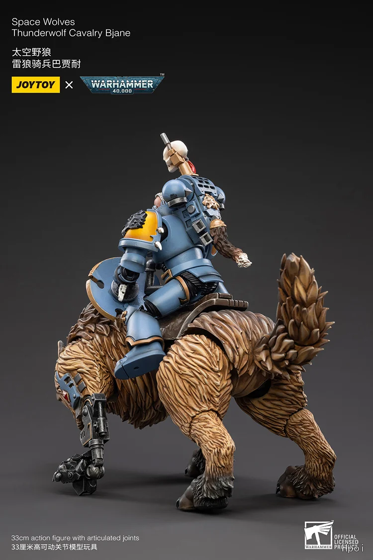 

【UA】Original JOYTOY Warhammer 40K Space Wolves Thunderwolf Cavalry Bjane 1/18 Action Figures Toys Models Collection