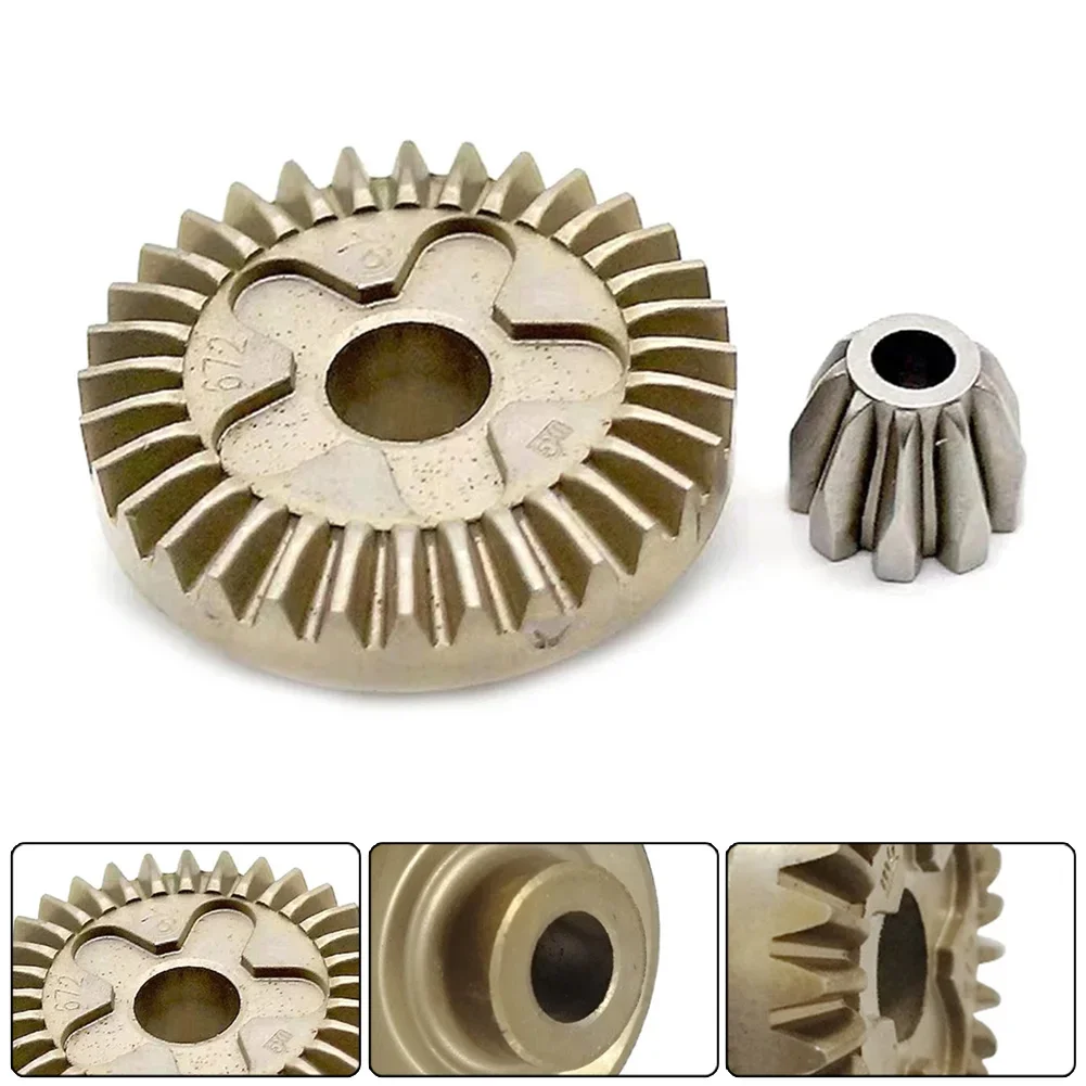 Imagem -04 - Espiral Bevel Gear Grupo Rebarbadora Dentes Retos Dente Helicoidal para Gws6100 Acessórios para Ferramentas Elétricas