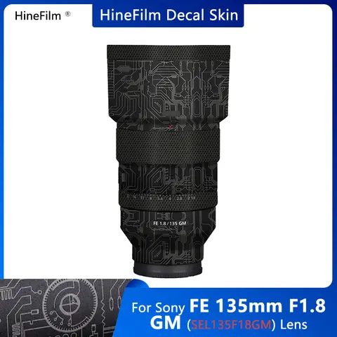 135 렌즈 비닐 데칼 스킨 랩 커버, 소니 FE 135mm f/1.8 GM (SEL135F18GM) 용, 렌즈 스티커 커버 필름, F1.8 GM / FE 135/1.8 GM