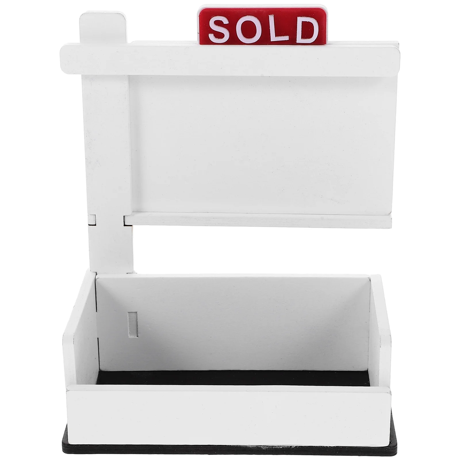 

Business Card Holder Display Large Capacity Smooth Glossy Modern Sleek Compact Desktop Organizer For Office Home Name