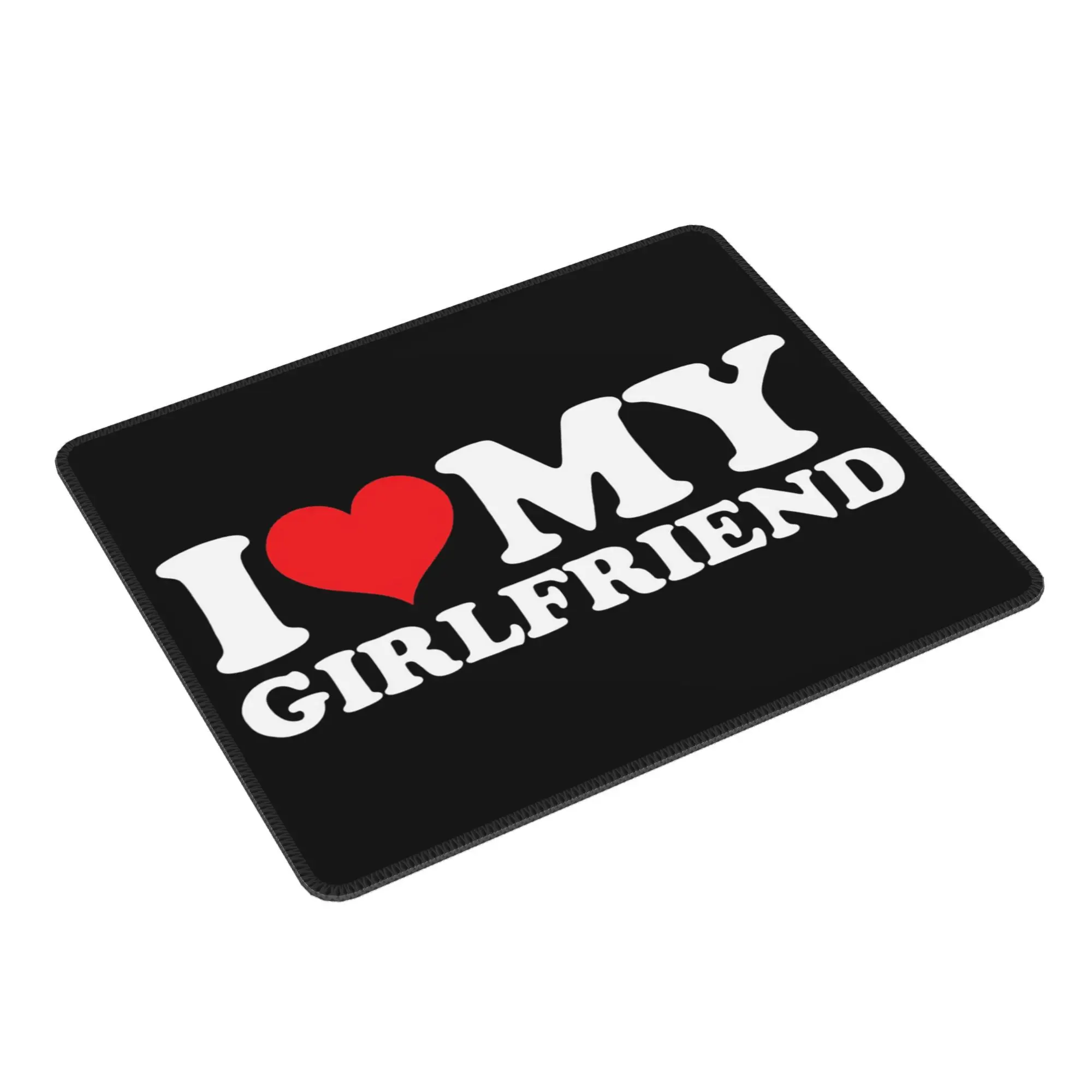 I Love My Girlfriend Mauspad, Computer-Tastatur, Mauspad, Gamer, PC, Laptop, Schreibtischunterlage, Bürozubehör, Tischsets