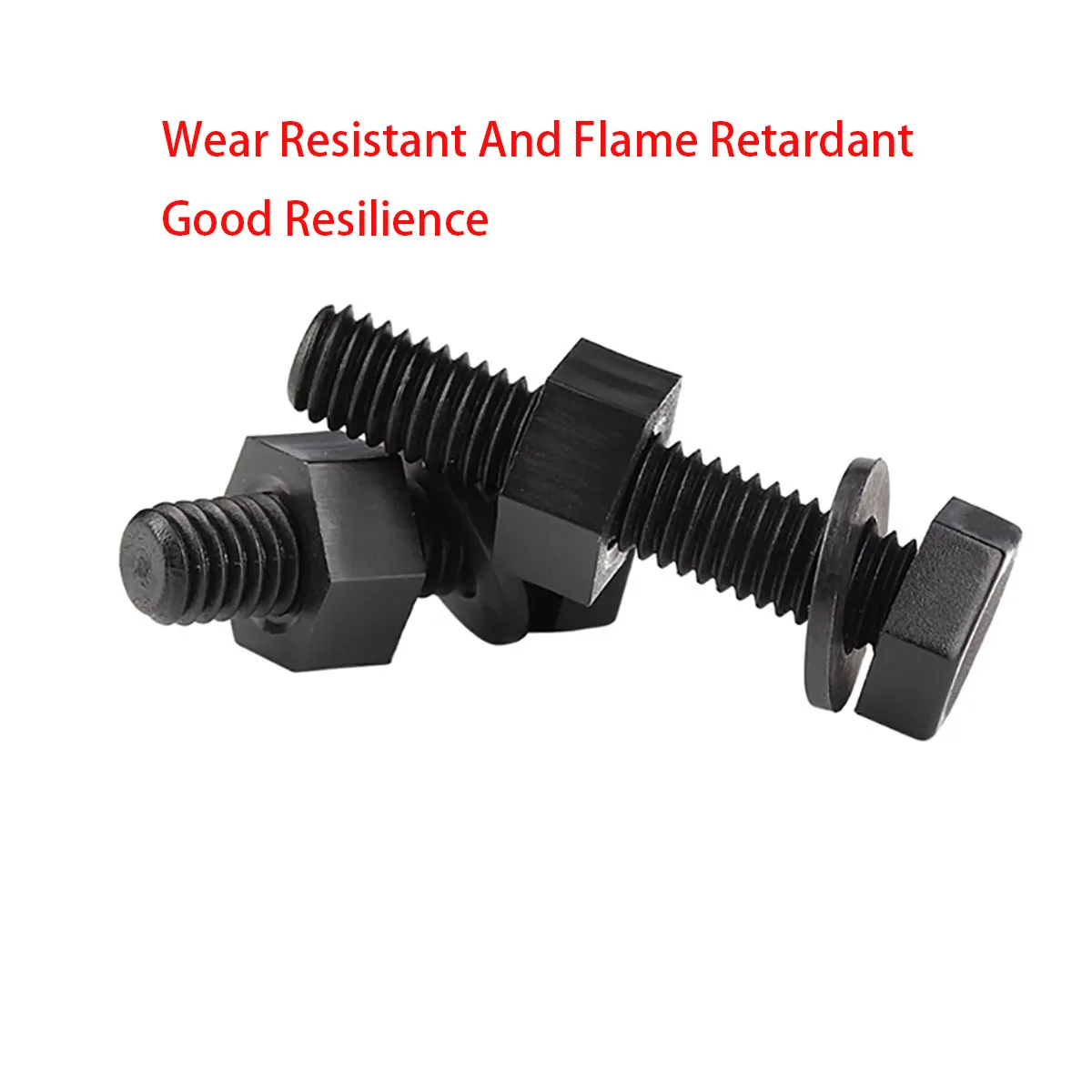 

Black Nylon Hexagon Socket Screw Nut Washer Plastic Insulated Bolt Assembly M3 M4 M5 M6 M8 M10 M12