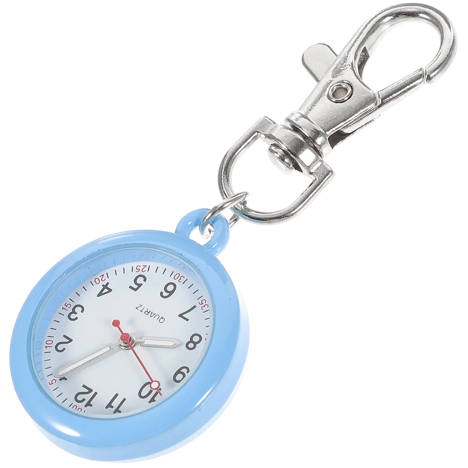 

Nurse Watch Pocket Key Ring Keyring Keychain Pendant Nursing Quartz Fob Metal Vintage Accessories for Pins Backpacks