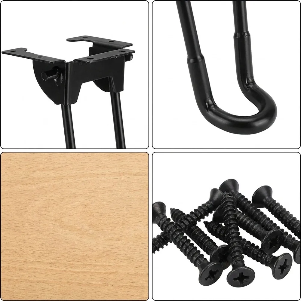 For Camping Foldable Table Legs Camping Table Frame Treated Construction Compact Storage Design For  For Camping