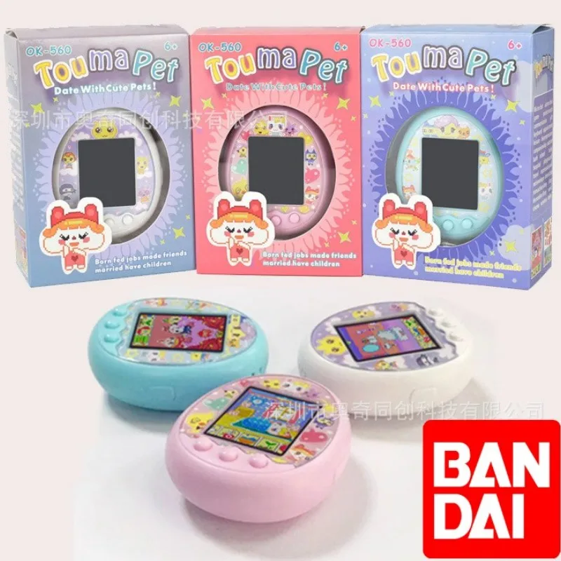 Tamagotchis Interact Toy Touma Electronic Pets Colorful Screen Abs Safe Material For Over 3years Old Digital Color Screen E-pet