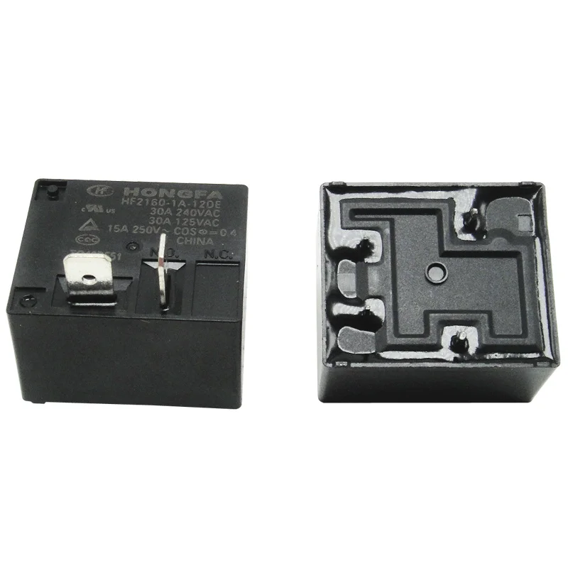 HF2160-1A-12DE HF2160-1A-24DE 12VDC 24VDC 30A 240VAC Relay 4Pins