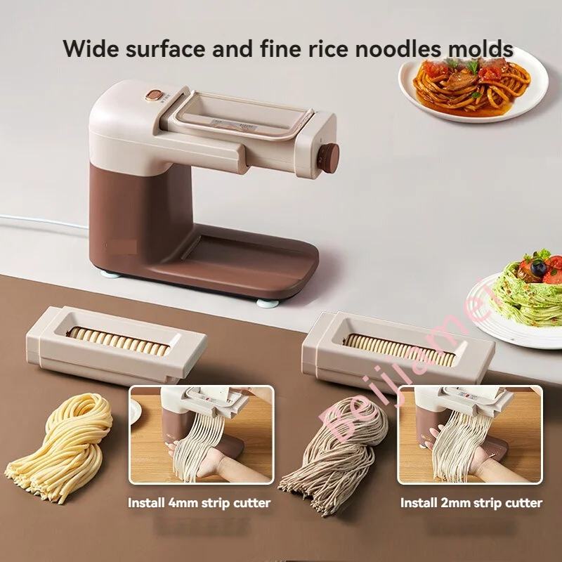 2 Blades Electric Pasta Spaghetti Making Machine Mini Noodle Maker Dumplings Dough Pressing Machine