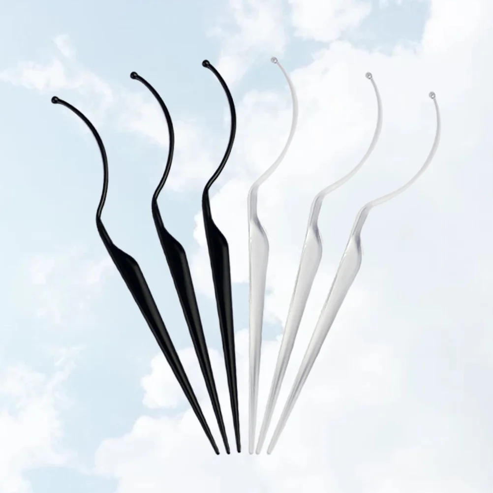 6 Pcs Fake Eyelashes Display Stand Applicator for False Extensions Holder Salon Accessories