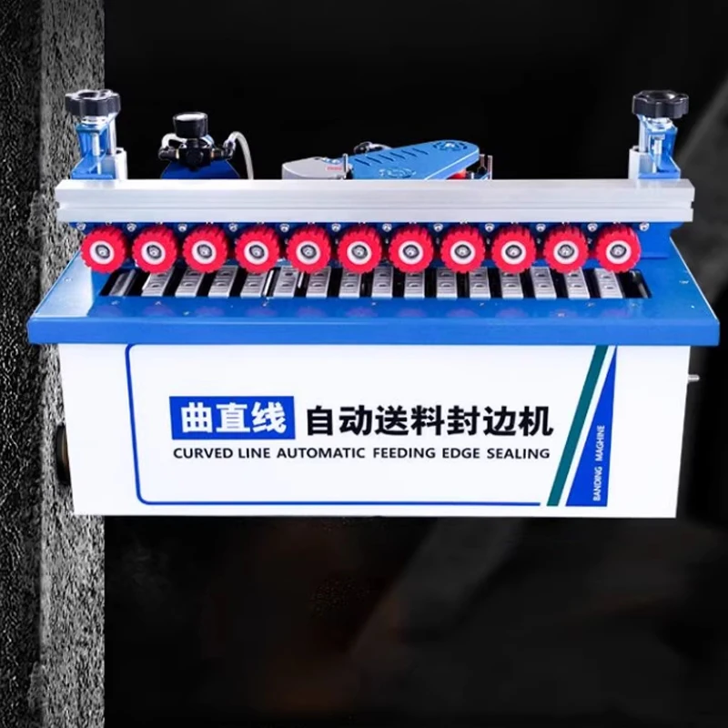 770 Household Fully Automatic Edge Banding Machine Woodworking Tool with Automatic Trimming And Polishing for DIY Projects