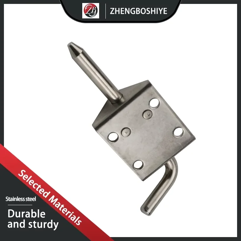 

Industrial Machinery Equipment Box Cabinet Door Hinge With Spring L-Shaped Telescopic Pin 304 Stainless Steel