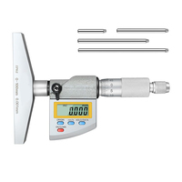 IP65 0-100mm digital depth micrometer 0.001mm Electronic Depth Micrometer Base Machinist Mico Gauge deep micrometer