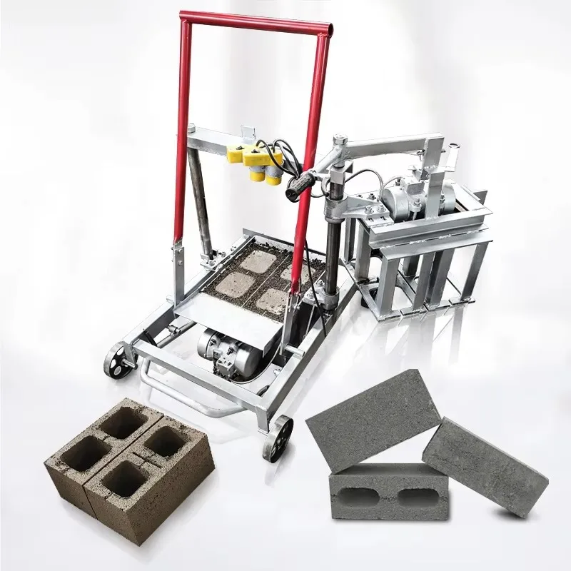 Small Scale Brick Making Machine Cement  Brick Block Making Machine
