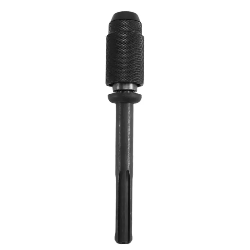 Conversion Rod Chuck Converter Five-Hole To Four-Hole Black Electric Hammer Conversion Rod Checkered-AT36