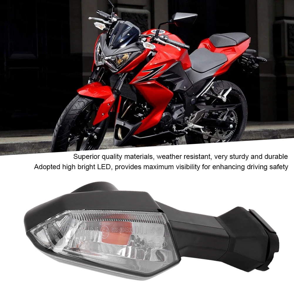 

ZK20 мотоциклетные светодиодные указатели поворота, подходящие для KAWASAKI Kawasaki Z250 Z750R (дымчатый черный)