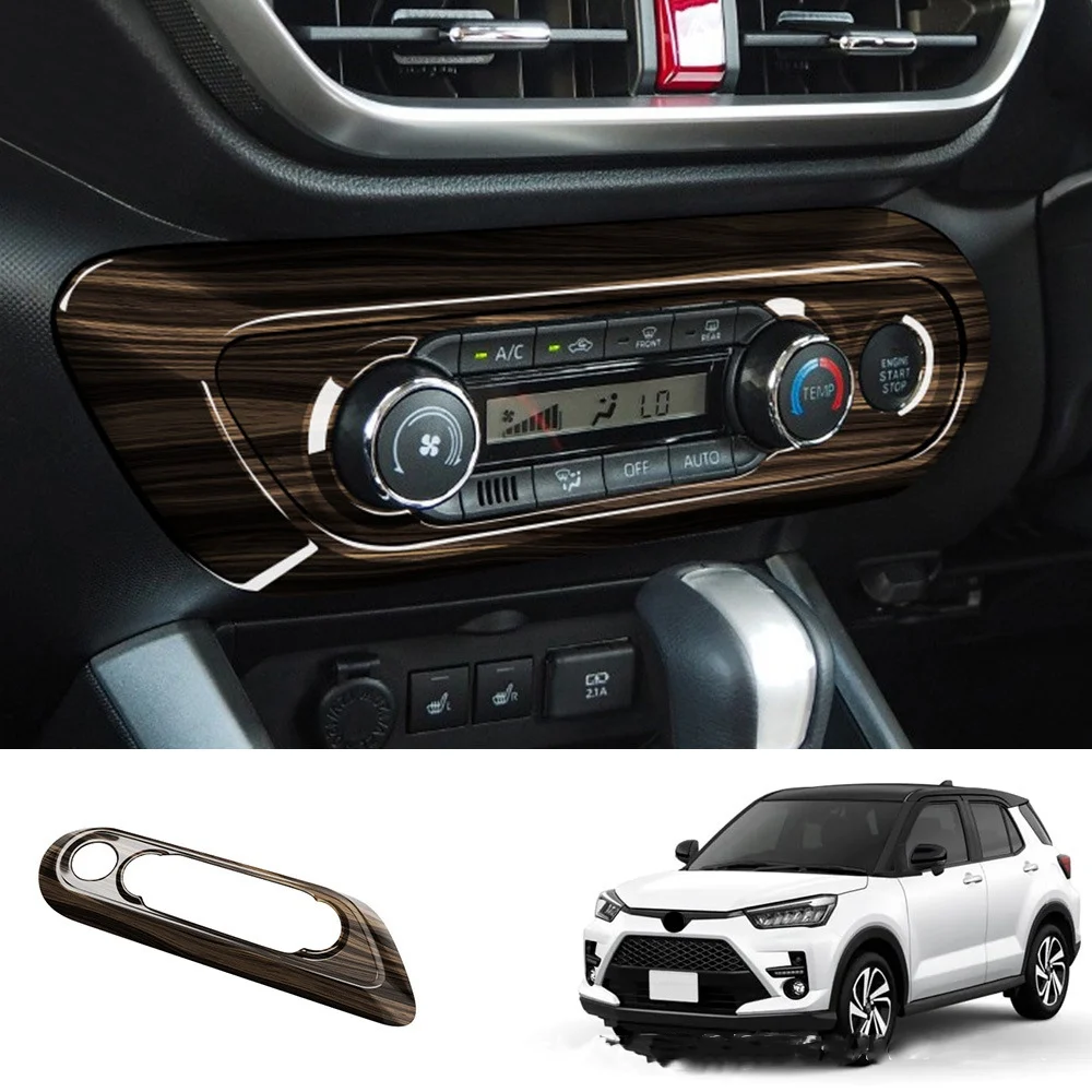 

Прочная панель кнопок кондиционера для Toyota Raize Peach Wood Grain