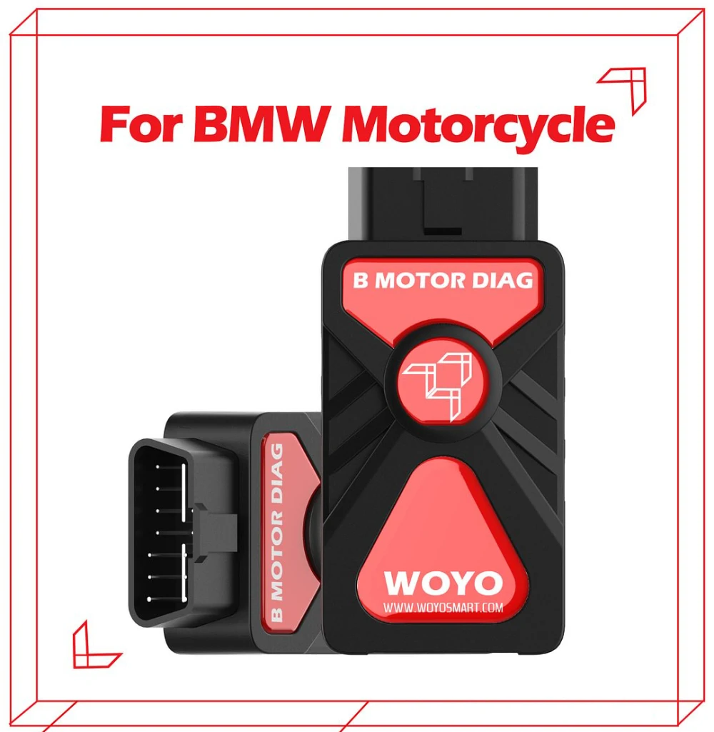 WOYO CTB008 For BMW All Motorcycle OBD2 Diagnostic Scanner, Bluetooth 5.0 Android Cellphone Tester R1200 R1250 S100