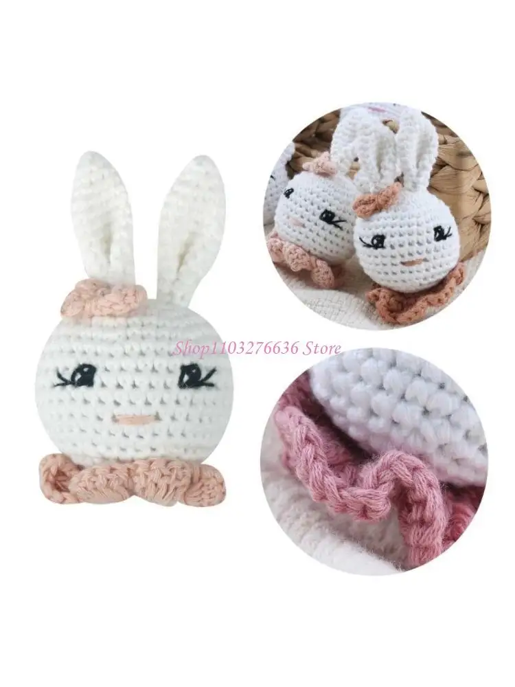 

R6FD Pacifier Clip свободные бусины вязание кроликов подвесной подвесной