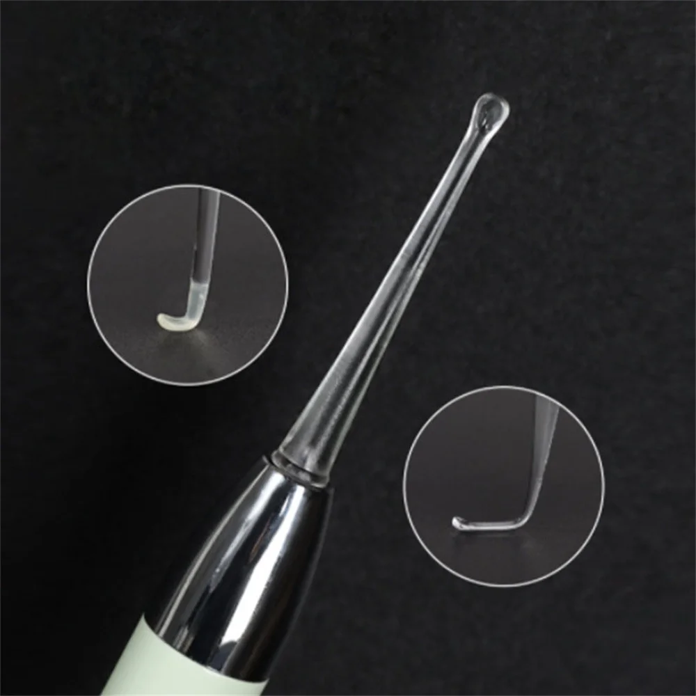 1PC Luminous Ear Spoon Ear Wax Removal Cleaning Tweezers LED Light Earpick Nose Clip Children Adults Ear Care Tools