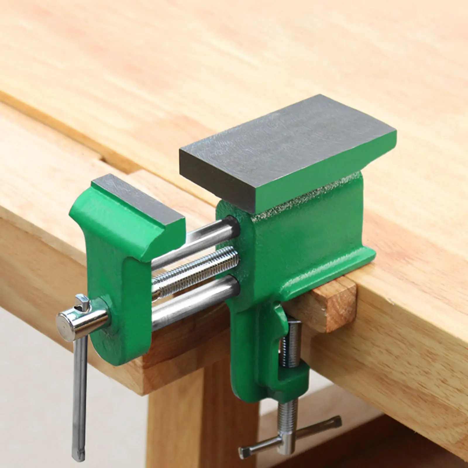 Workbench Vice Table Anvil Clamp Movable Multifunctional Heavy Duty Small Desk