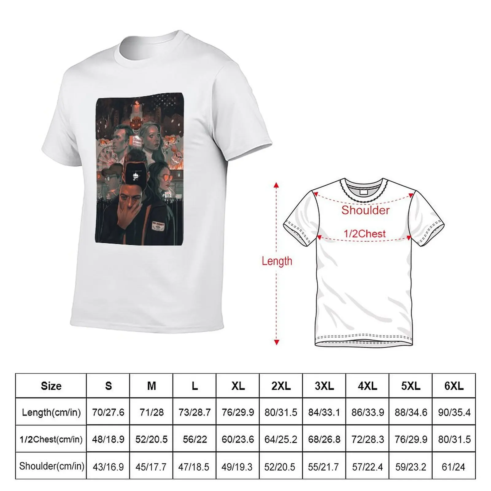 Red Wheelbarrow T-Shirt t shirts for man slim fit cotton t shirt pack t shirt man plain T-shirt