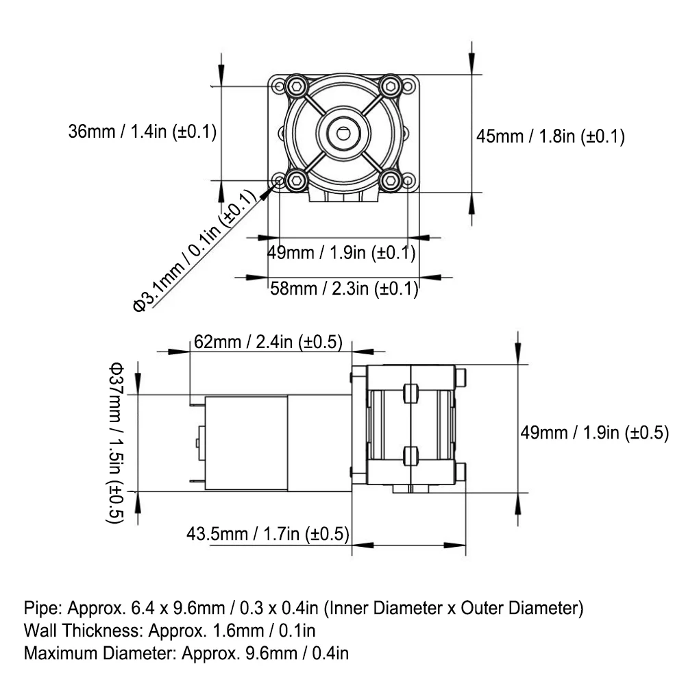 Priming Pump, Peristaltic Pump Priming Stainless Steel Wheel Frame PC Transparent Head DC Motor