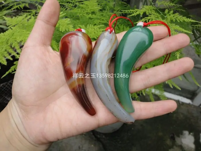 

Natural jade, red, white, yellow, and green agate handle, acupoint massager, original stone, various colored chalcedony pieces,