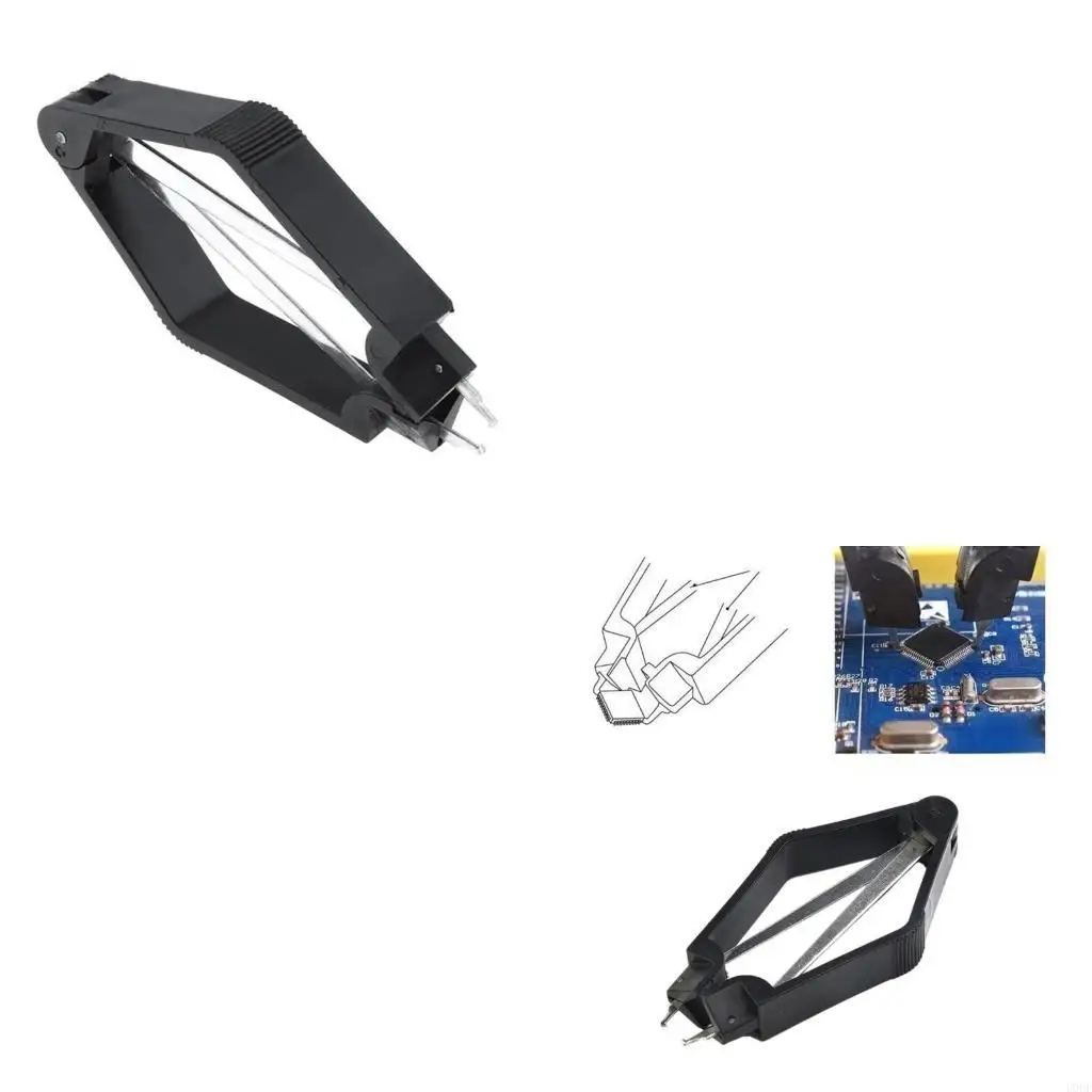 Extractor Chip IC PLCC acero inoxidable, placa base, placa circuito, componente, herramienta extracción Chip