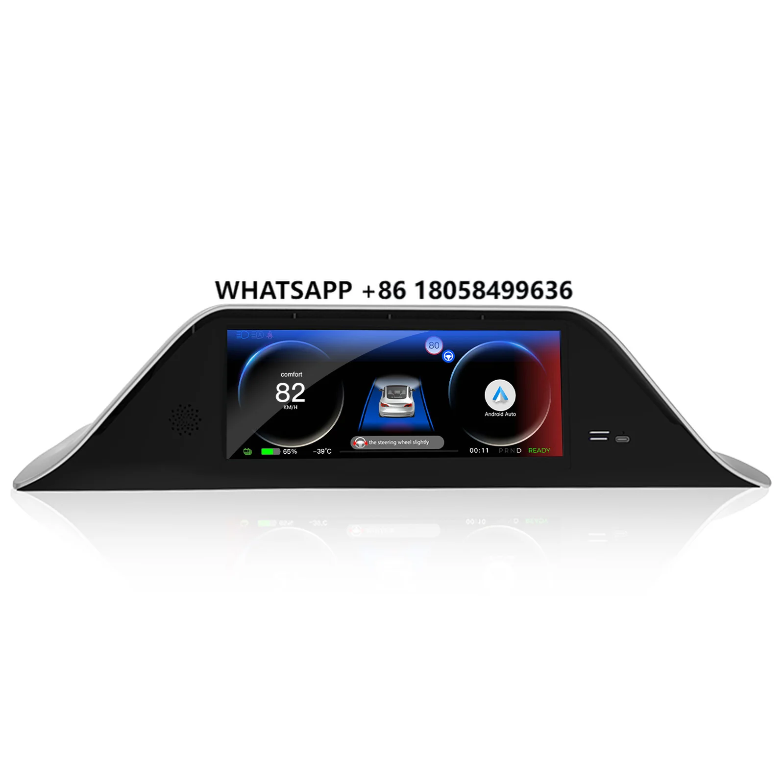 

Tsla Model 3 HUD and Model Y Dashboard Instrument Cluster Air Vent Front Camra for Driver LCD Display Placement