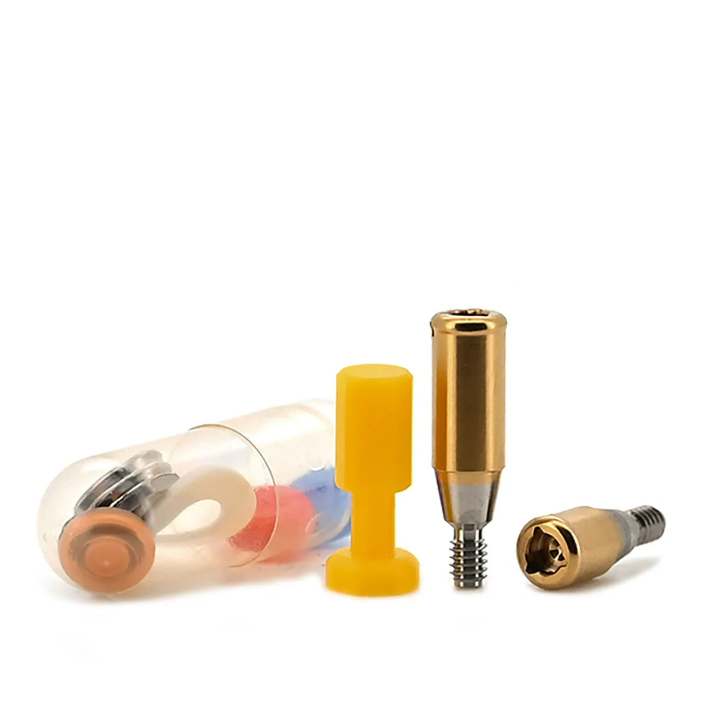 Dental Locator Abutment Caps kit Removable Insertion Implant Caps Abutment Kit System Storage Box Dental Basic Instrument