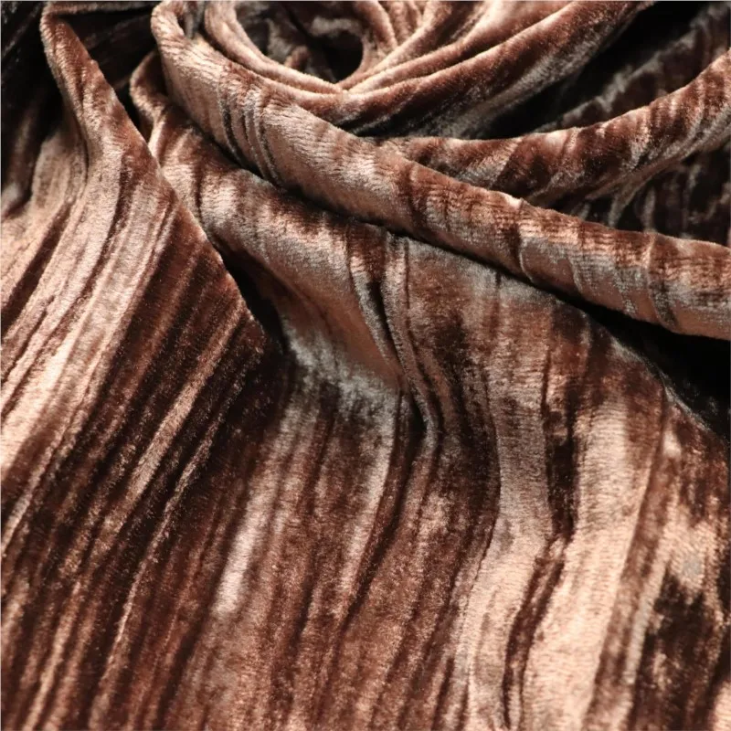 

Silk fabric creased velvet cheongsam women's clothing accessories