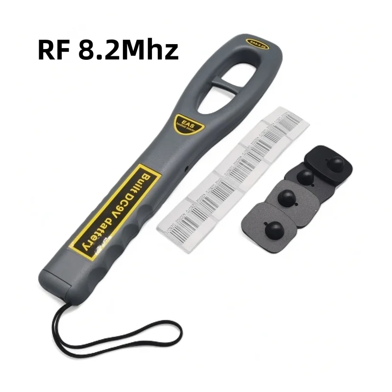 

Сканер противоугонных меток 8,2 МГц RF Ручной детектор EAS Тестер защитной этикетки для антенны