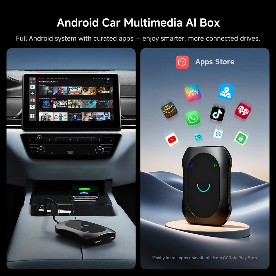 ATOTO 8-in-1 Full Android Car AI Box Smart Magic Video Box with