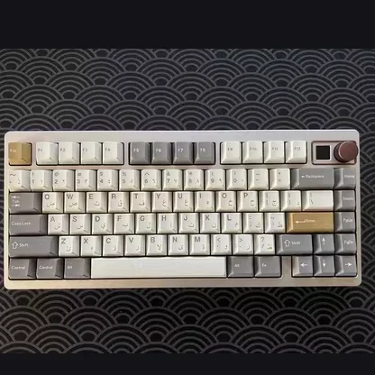 Bra PBT original five-sided sublimation keycap mechanical keyboard customized full set with rainy75