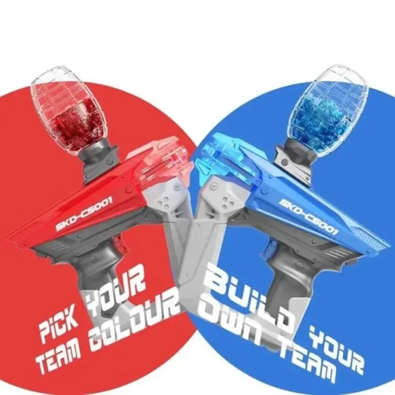 LED 야간 조명이 달린 전기 발광 젤 볼 건, 물 총알 스플래터 볼 건, 야외 슈팅 장난감
