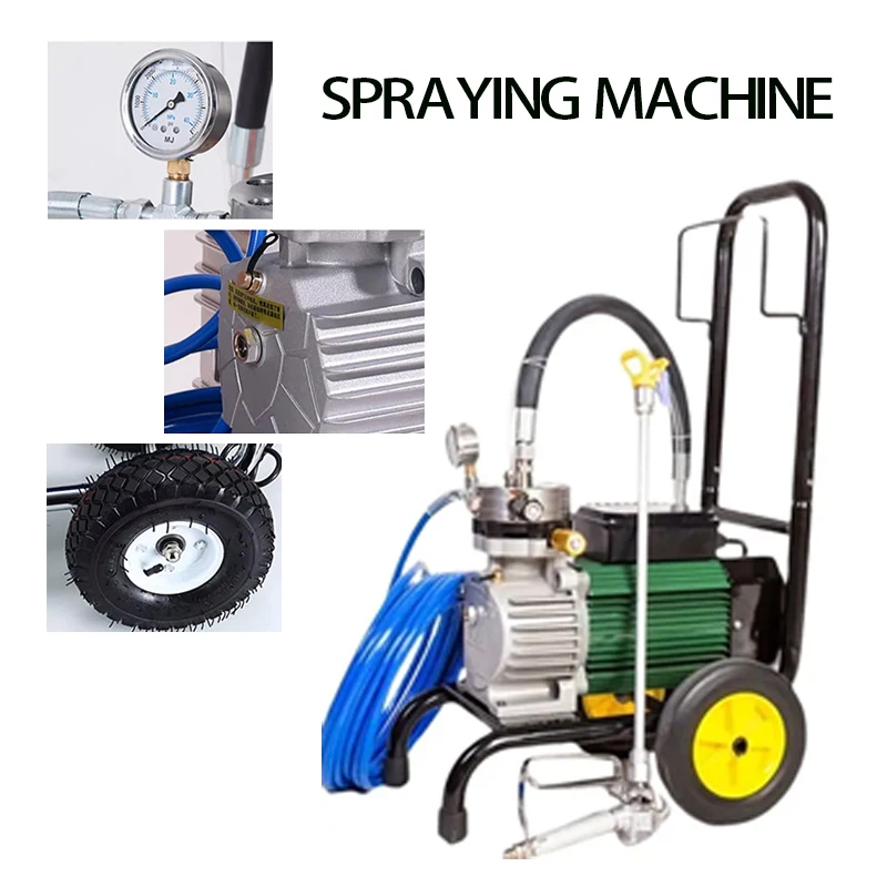 High Pressure Airless Spraying Machine Electric Paint Sprayer Spray  5200W Painting Tools for Paint and Decorating