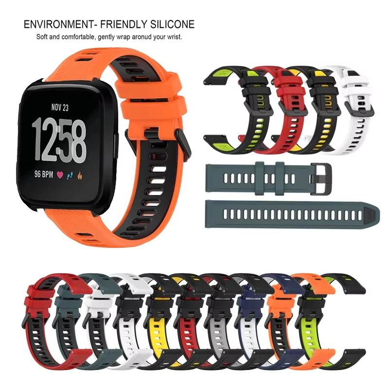 22MM Silicone WatchBand For Garmin Fenix 7X 7Pro 6X 6Pro 5X Quick Release Watch Strap For Garmin Fenix 5Plus Epix Gen 2 Bracelet