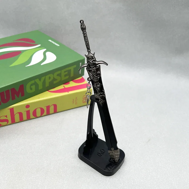 22cm rebelião espada arma de metal modelo diabo may dmc choro jogo réplica dante 1:6 figura de ação acessório decoração colecionável