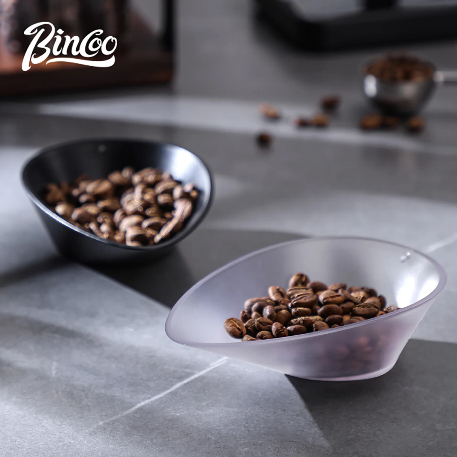 

Binccoo coffee bean ingredient cup coffee or tea ingredient container measuring cup tray home barista coffee powder container